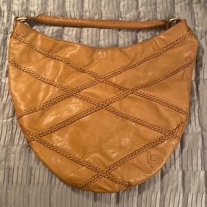 Linea Pelle Tan Tote with Duffle Bag